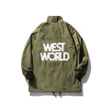 College Jacket Workwear Jacket Men's Spring Loose Casual Jacket Male Student Baseball Uniform Men and Women
