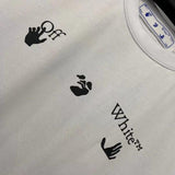Men's Tshirt Cotton Casual Arrow Flower Print Owt t shirt