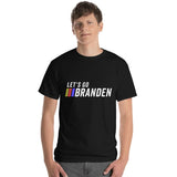 Let's Go Brandon T Shirt Men's round Neck T-shirt Casual Sports Short Sleeve