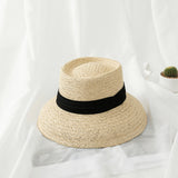 Italian Fedora Hats Fashion Wide Brim Top Hat Female Summer