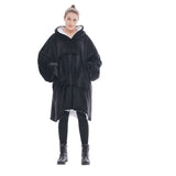 Hoodies Blankets Large Size Thickened Hooded Lazy Plush Home
