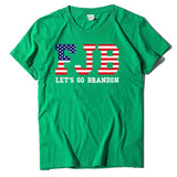 Let's Go Brandon T Shirt Top Women's Letter Print Short-Sleeve T-shirt Women