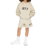 Fear of God Essentials Kids 1977 Hoodie Autumn and Winter American Style Loose Clothes Children's Clothing