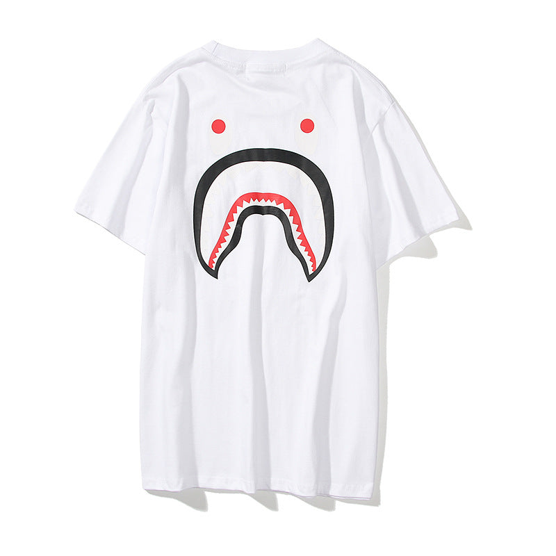 WGM Shirt Summer Casual T-shirt Men and Women Loose Short Sleeve