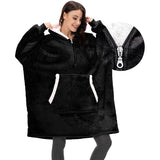 Hoodies Blankets Zipper Hooded Lazy Blanket Men and Women Can Wear Home Casual Plush Sweater
