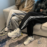 Men Pants Men's Spring/Summer Loose Drawstring Casual Jogger Pants