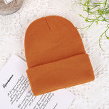 Men Winter Hats Solid Color Women's Autumn and Winter Hat