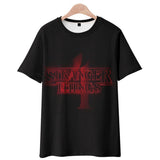 Stranger Things T Shirt 3D Digital Printing Loose Casual Short Sleeved T-shirt