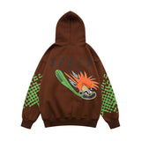 Cactus Flea Market Hoodie Autumn and Winter Printing Velvet Padded Hooded Sweatshirt