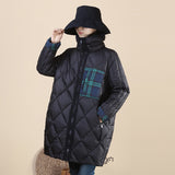 Women Winter Coats Puffer Jacket Down Coat Fall/Winter Warm Down Jacket Women's Mid-Length White Duck Down Coat