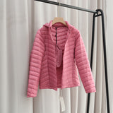 Women Winter Coats Puffer Jacket Down Coat Down Jacket Female Short Hood Light Thin and Loose Autumn Winter Warm Coat