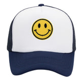 Smiley Face Cap Sponge Smiley Face Simple Casquette