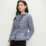 Women Winter Coats Puffer Jacket Down Coat Down Jacket Lightweight Autumn and Winter White Duck Down Stand Collar Coat