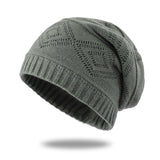 Mens Winter Hats Men's Winter Warm Knitted Hat plus Fluff Hat