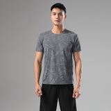 Sweat Wicking Shirt Summer T-shirt Quick Drying Clothes Sports Short Sleeve Men
