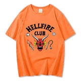 Stranger Things Hellfire Club T Shirt T-Shirt Stylish Loose Short Sleeve