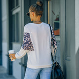 Women Fall Outfits Sweater Women Autumn Long Sleeve Crew Neck Sweater