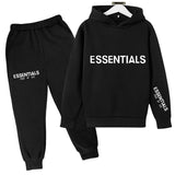 Kids Fog Fear of God Essentials Hoodie & Pants 2 Piece Set