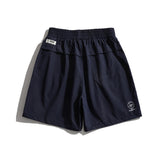 Men Shorts Summer Men's Printed Belt Straight Casual Retro Shorts