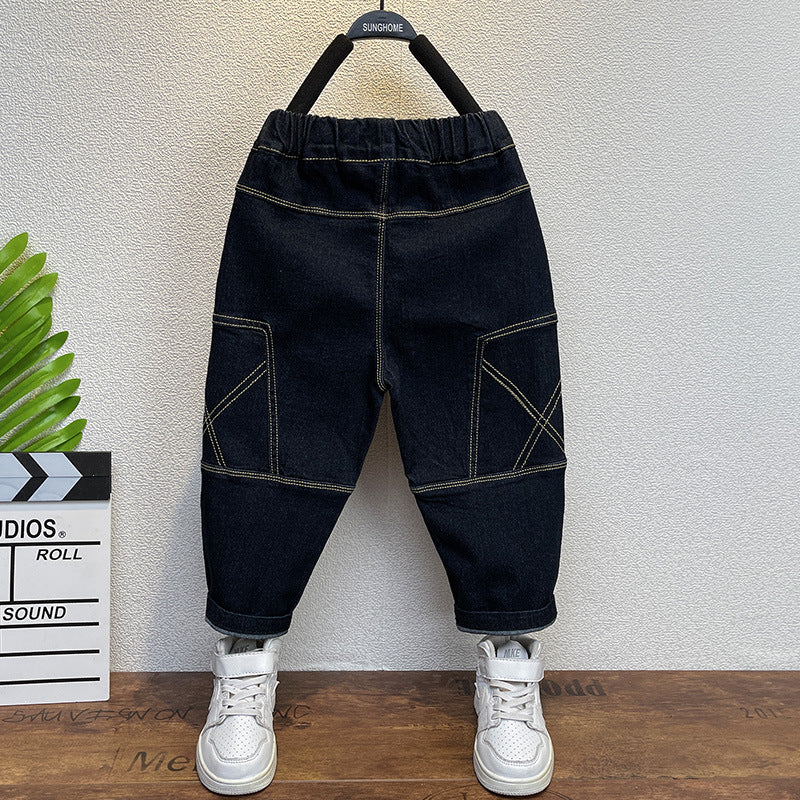 Toddler Boys Pants Boys' Jeans Spring and Autumn Casual