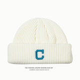 Toboggan Hat Female Winter Warm Windproof Knitted Hat Beanie Hat