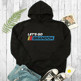 Let'S Go Brandon Hoodie Men'S Women'S Pullover Casual Loose Letter Hooded Sweater