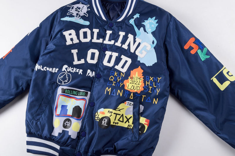 Saint Michael Baseball Jacket Hip Hop Big Talker Jacket Sports Coat