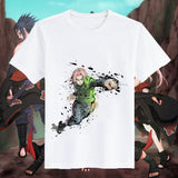 Itachi Uchiha Costume Naruto T-Shirt Naruto Sasuke Uchiha Skunk Kakashi Short Sleeve