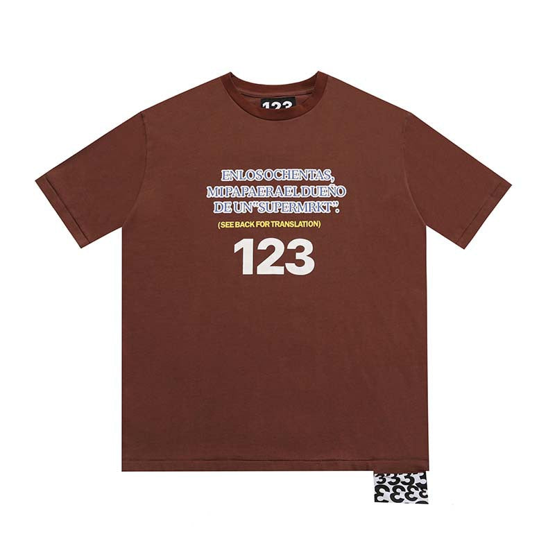 Rrr123 T Shirt Portrait Digital Vintage Print Loose T-shirt