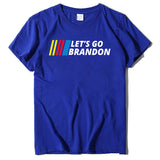 Let's Go Brandon T Shirt Letter Print Short-Sleeve T-shirt for Women