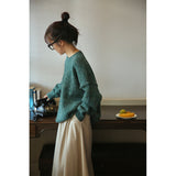 The Rock Turtleneck Loose Large Sweater Autumn Crew Neck Casual Long Sleeve Sweater