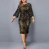 Nina Parker Black Dress plus Size Dress