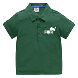 Children Pokemon Pikachu T Shirt Polo Shirt Pure Cotton Baby T-shirt