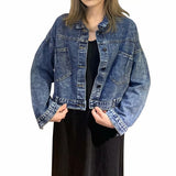 Men Denim Jacket Women's Spring Loose