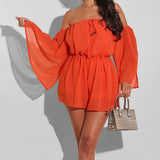 Short Sleeve Women's Jumpsuit Chiffon Jumpsuit Women's Summer Women's Pants Summer Shorts