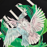 Amiri T Shirt Color Parrot Printing Casual Hip Hop Short Sleeve T-shirt