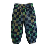 Toddler Boys Pants Boys Spring and Autumn Ankle-Tied Jeans