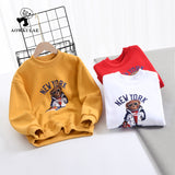 Children Boy Hoodie Autumn and Winter Children's Clothing Brushed Hoody Sweatshirt