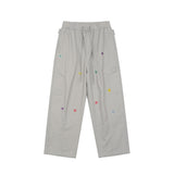 Man Fall Outfits Cargo Pants Vintage Embroidery Overalls Loose Straight Street Casual Pants