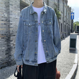 Paisley Denim Jacket Men's Denim Jacket Loose Jacket Spring and Autumn