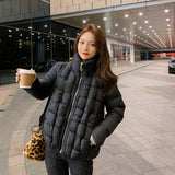 Women Winter Coats Puffer Jacket Down Coat Stand Collar Lightweight Down Jacket Women's Winter Warm Coat