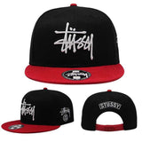 Stussy Cap Sutssy Flat-Brimmed Cap Flat Brim NY Baseball Cap Men Women Solid Color