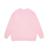 Mens Fall Outfits round Neck Sweater Man and Woman Cartoon Bear Loose Student Pullover Couple Sweater