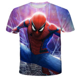 Marvel T Shirt Summer Short Sleeve T-shirt Printed T-shirt