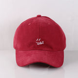 Smiley Face Cap Embroidered Baseball Cap