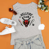 Stranger Things Hellfire Club Vest Cow Head Printed Vest for Men and Women