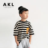 Children T Shrits Children's Clothing Summer round Neck Short Sleeves Cartoon T-shirt