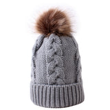 Women Winter Hats Winter Women's Wool Hat Acrylic Trim Warm Knitted Hat