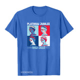 Inspired by Queen's Platinum Jubilee 2022 Elizabeth 70 Years T-shirt Short Sleeve T-shirt