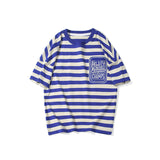 Children T Shrits Boy Summer Clothing Children's Striped T-shirt Short Sleeve